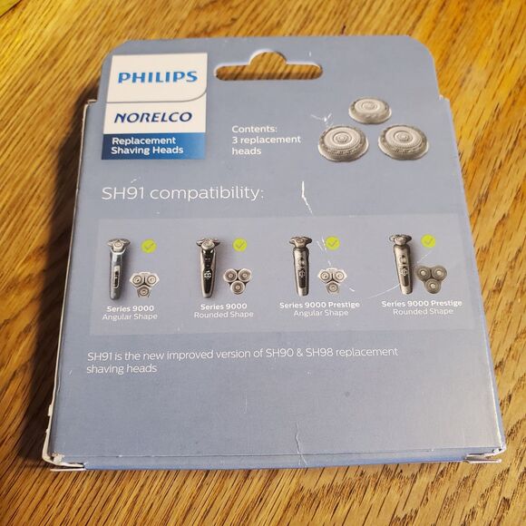 Philips Norelco SH91 Replacement Shaving Heads new - Picture 2 of 4